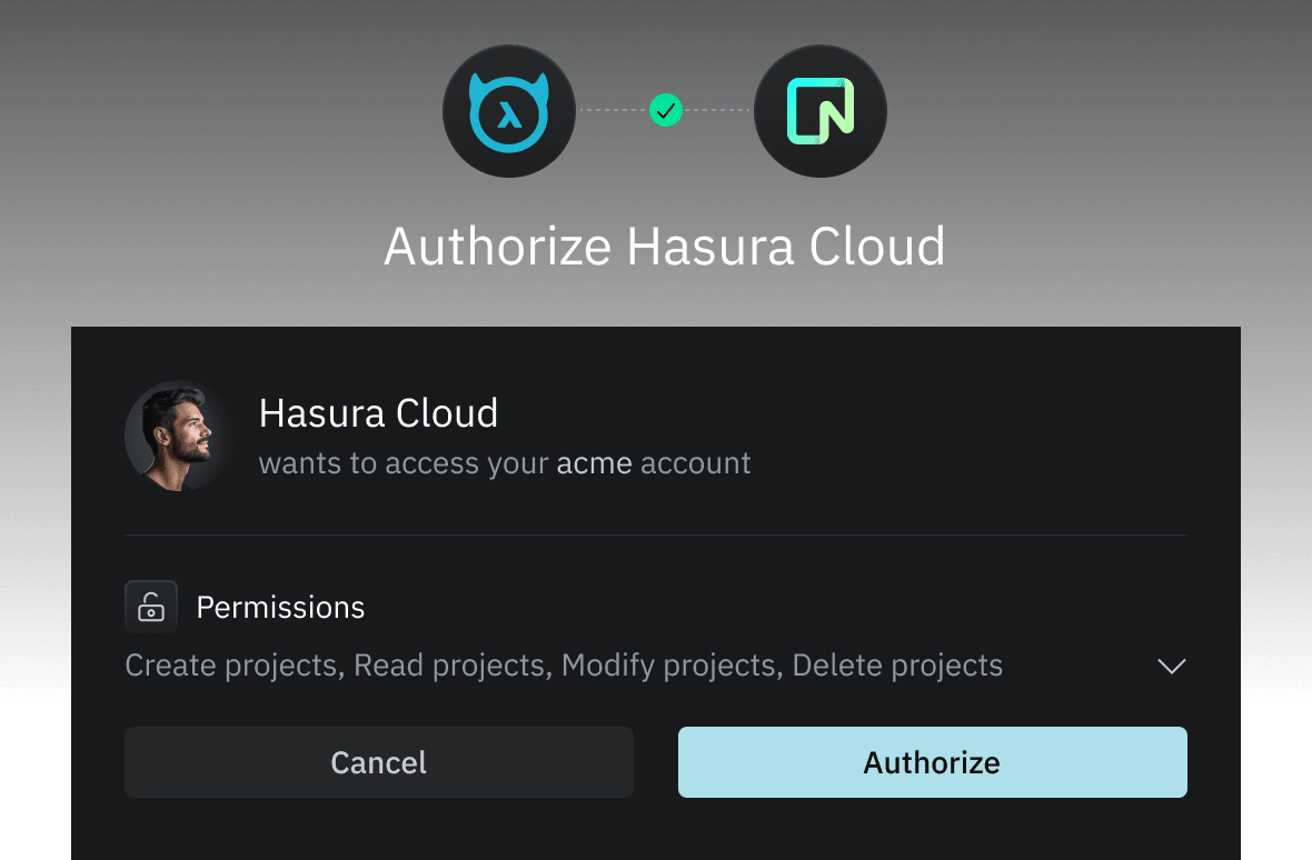 Authorize Hasura Cloud